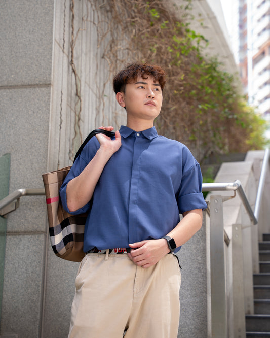 韓系藏鈕襯衫