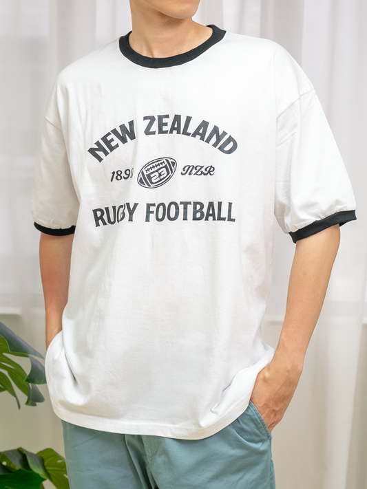 Rugby Football 撞色上衣