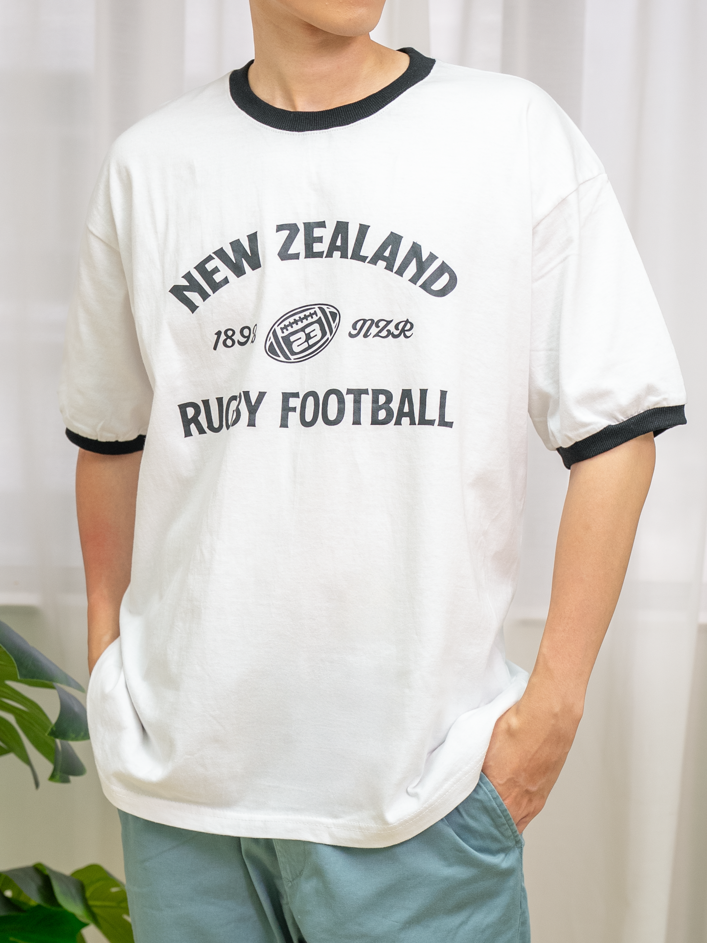 Rugby Football 撞色上衣