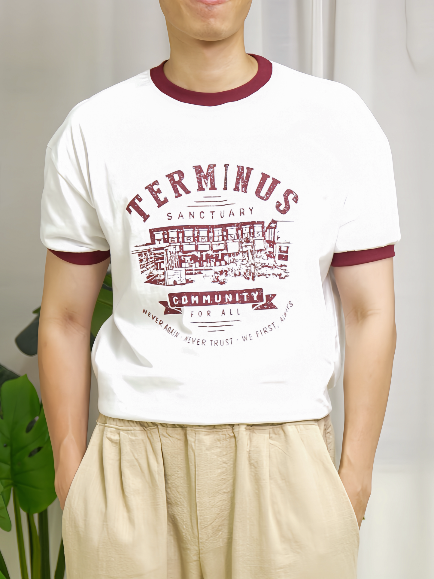 Terminus 撞色上衣