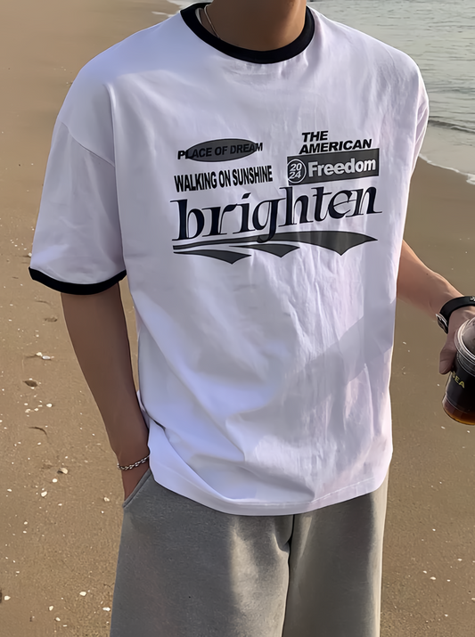 Brighten 撞色上衣