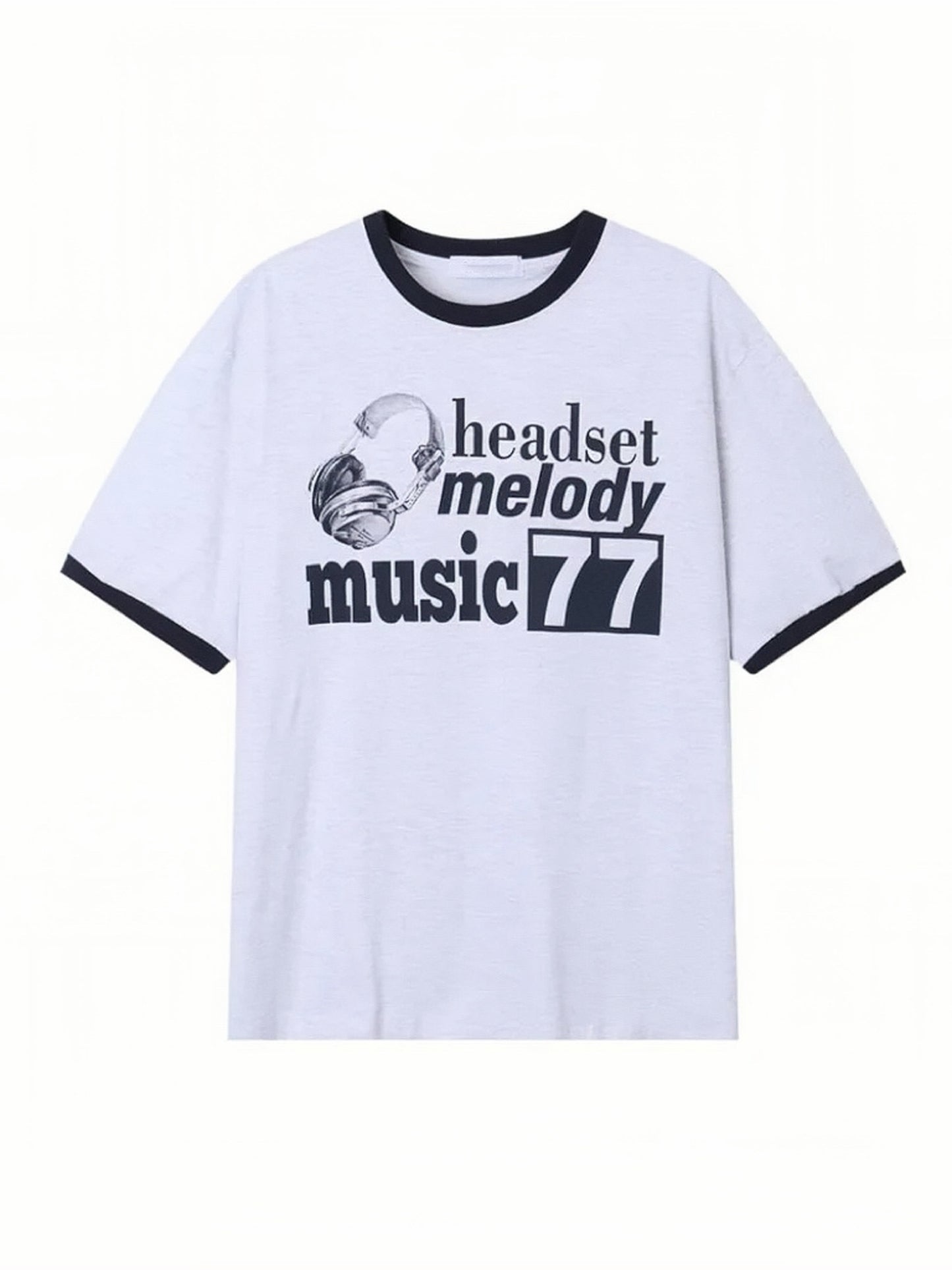 Music77 撞色上衣