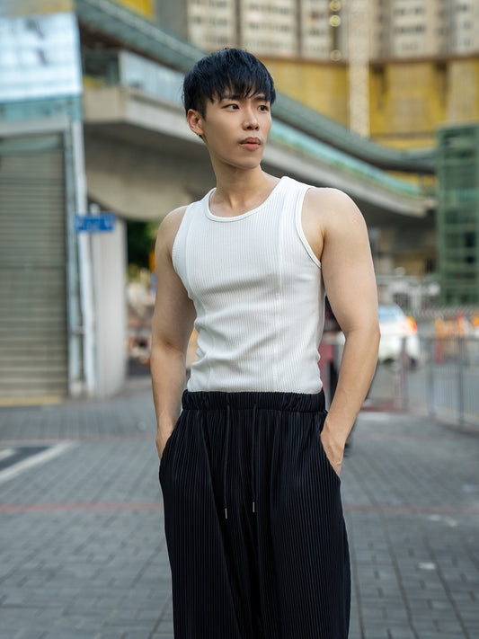 Oppa單間羅紋背心