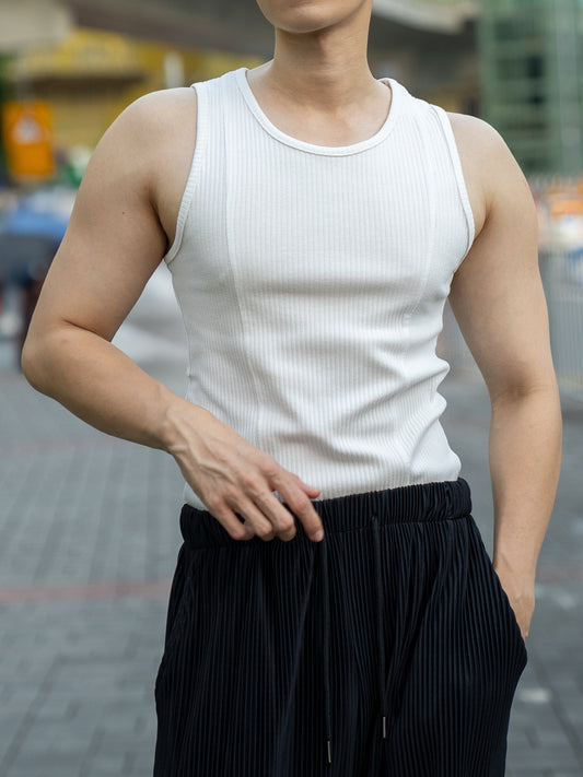 Oppa單間羅紋背心