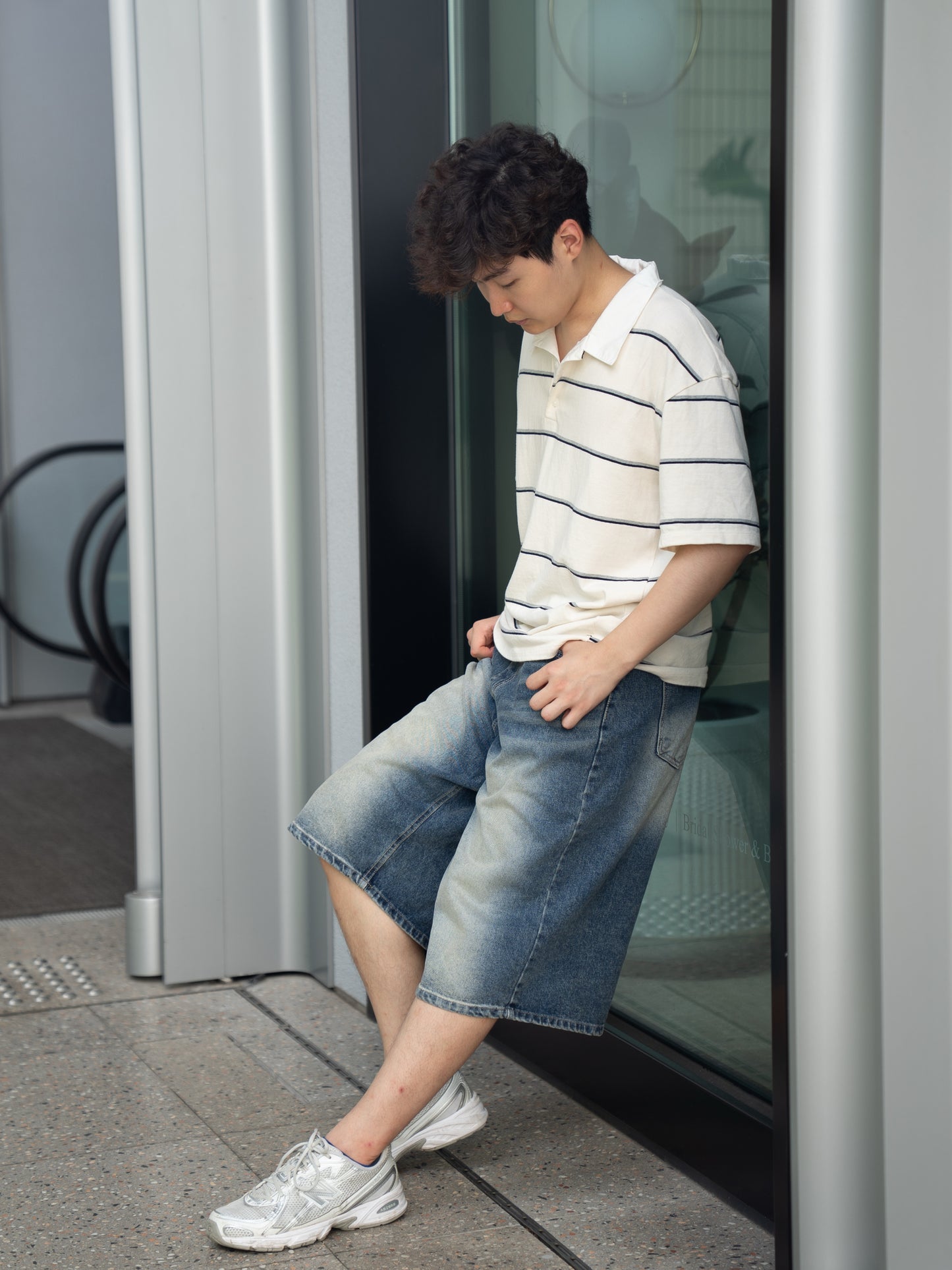 學院風條紋上衣