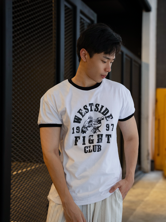 1997 Fight Club 撞色上衣