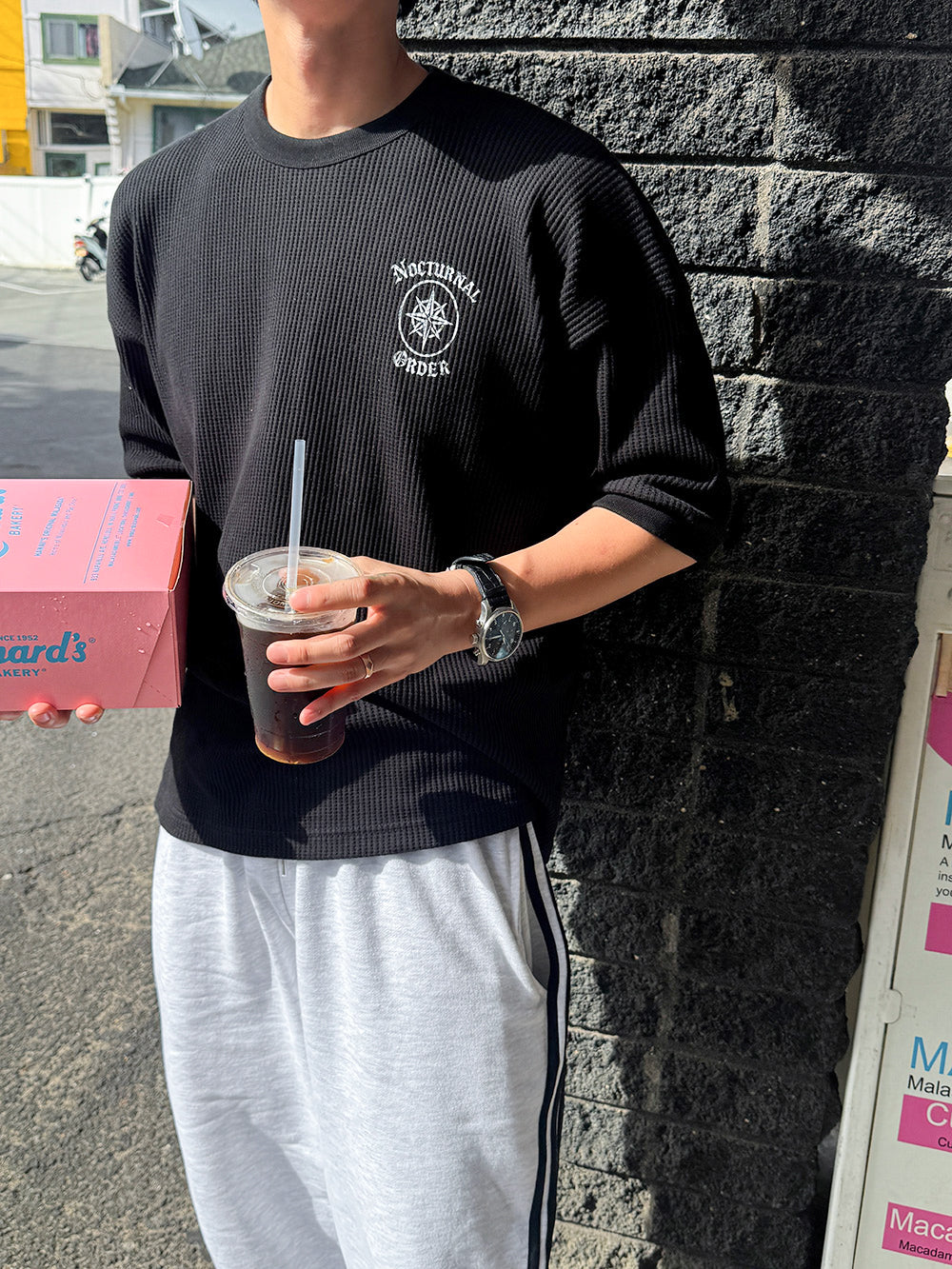 旅行Waffle質感上衣
