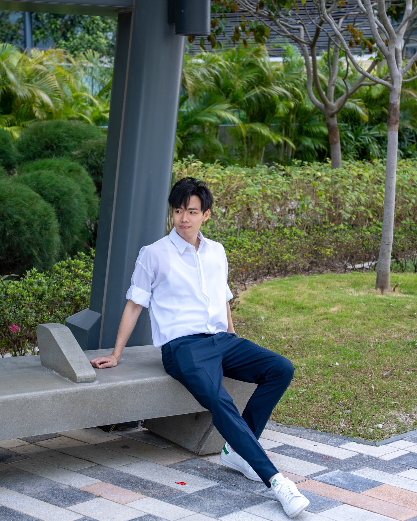 韓系藏鈕襯衫