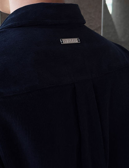 冬日燈芯絨襯衫