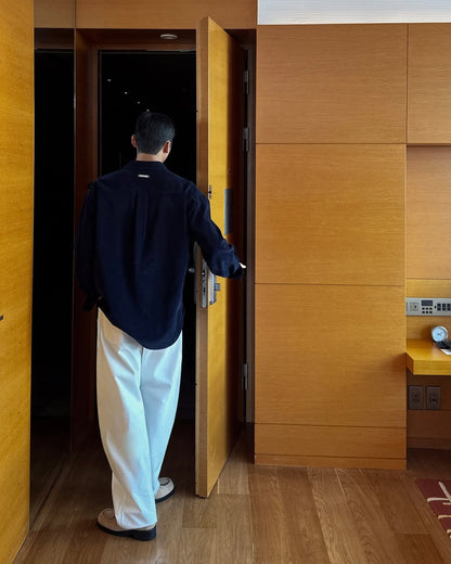 冬日燈芯絨襯衫