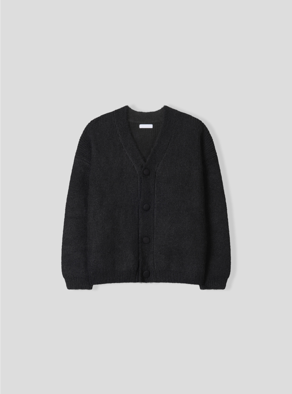 冬日霧感開胸針織外套