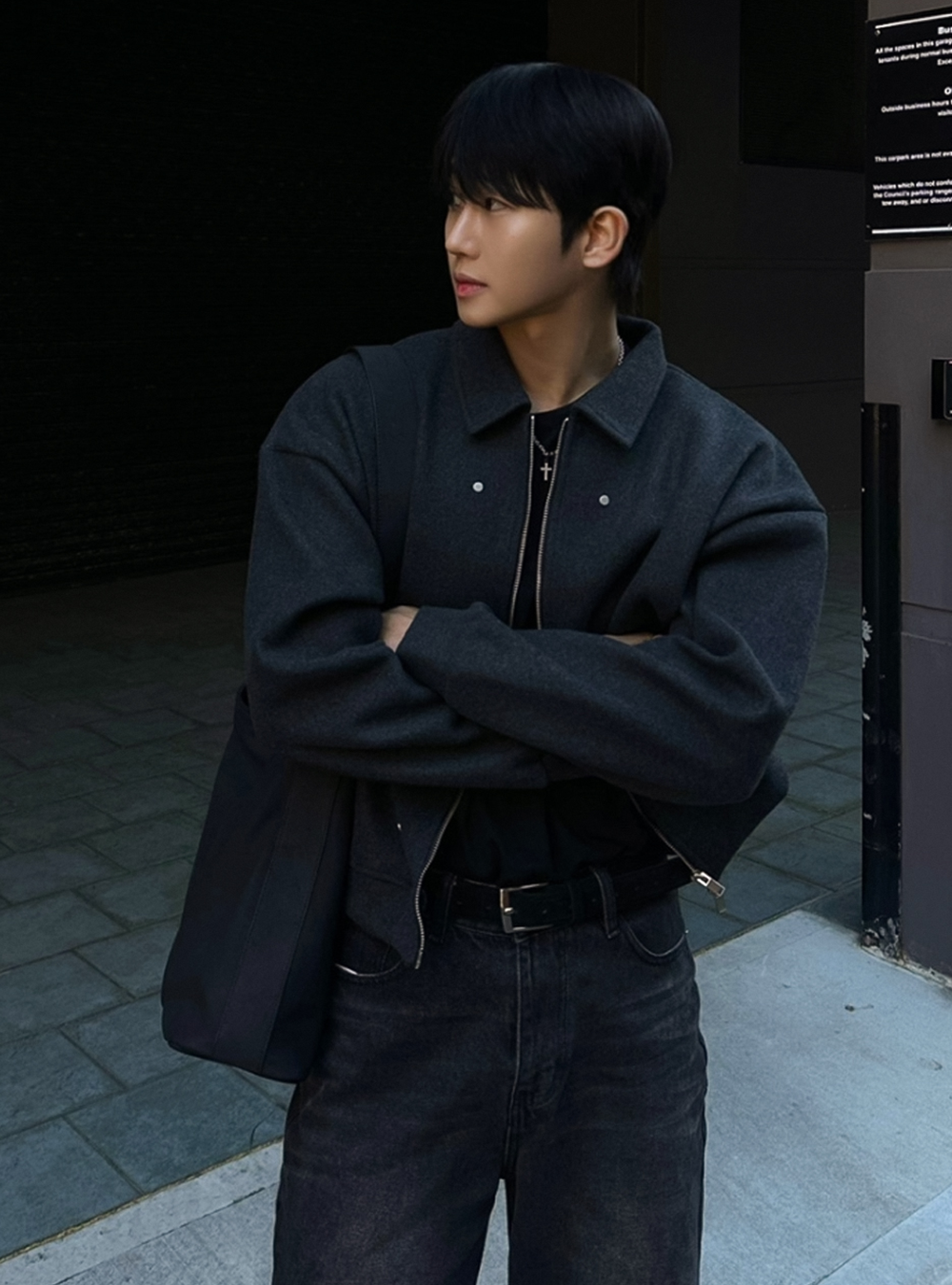 Oppa鉚釘短版外套