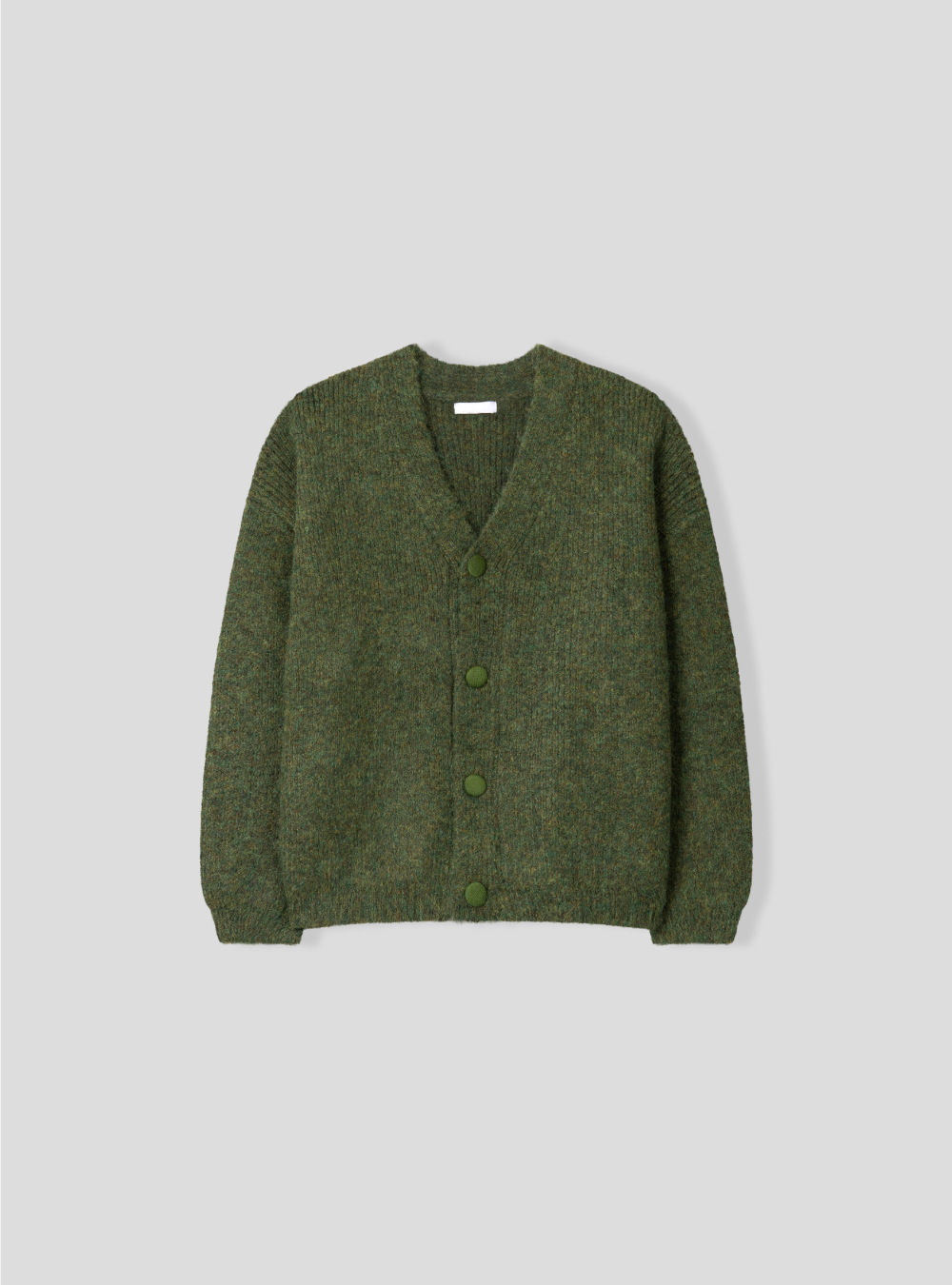 冬日霧感開胸針織外套