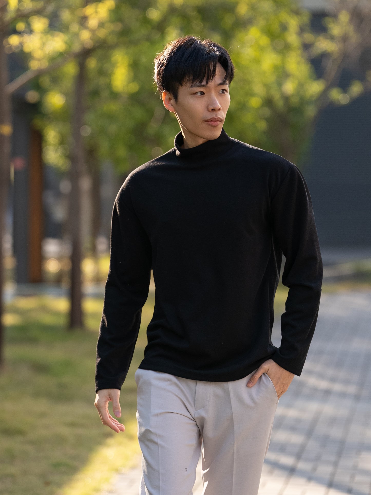 首爾半高領上衣