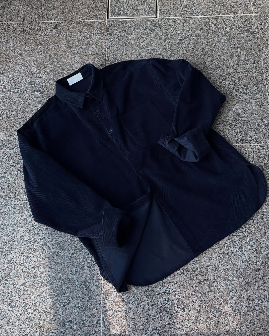 冬日燈芯絨襯衫