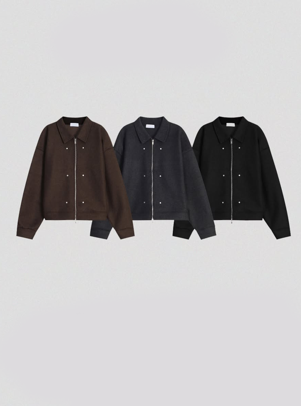 Oppa鉚釘短版外套