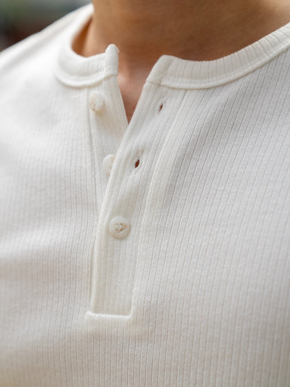 首爾羅紋薄肌長袖上衣