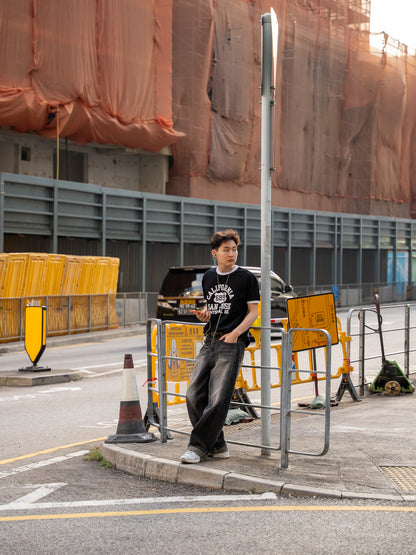 California 撞色上衣