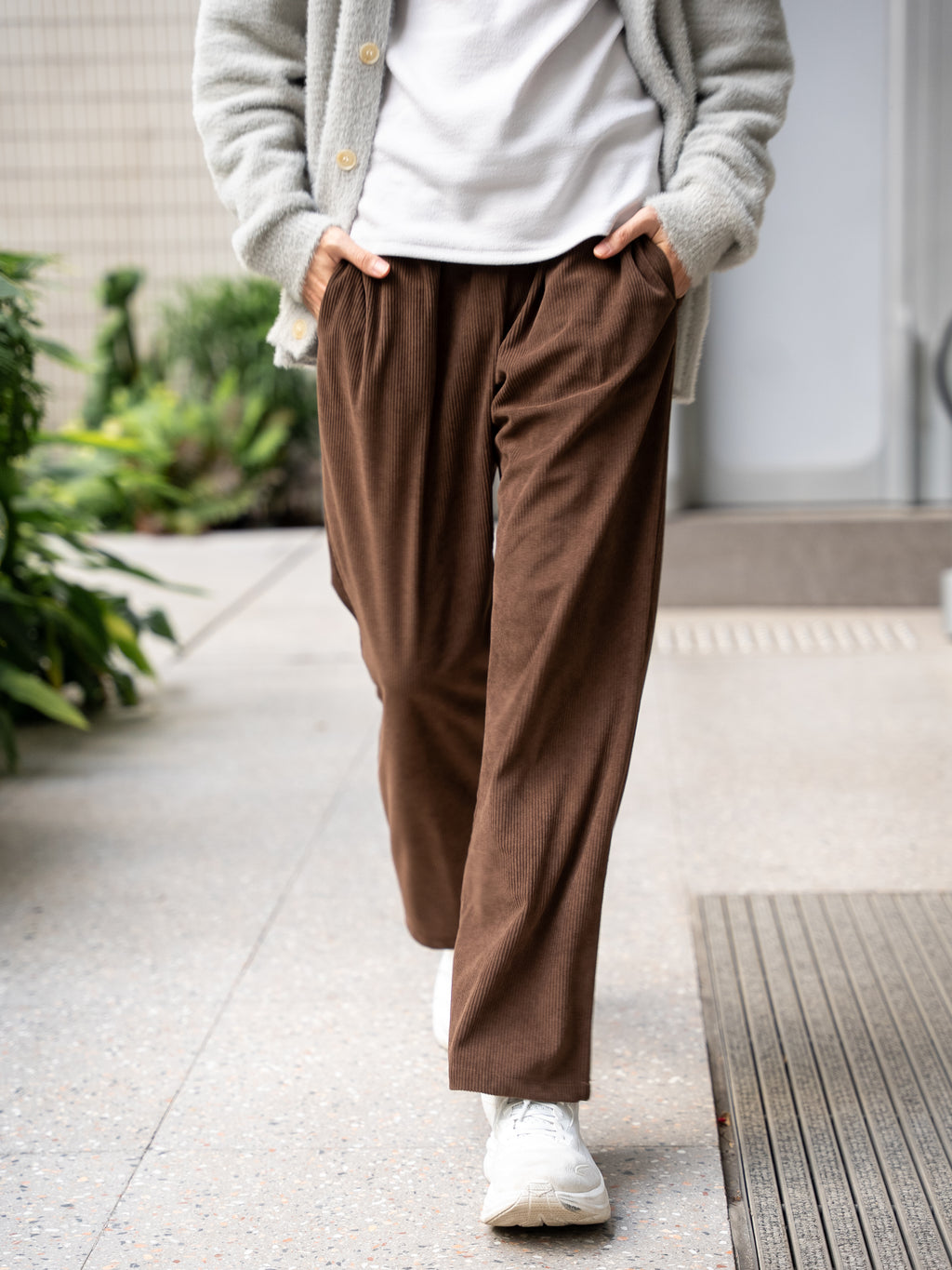 首爾燈芯絨休閒長褲
