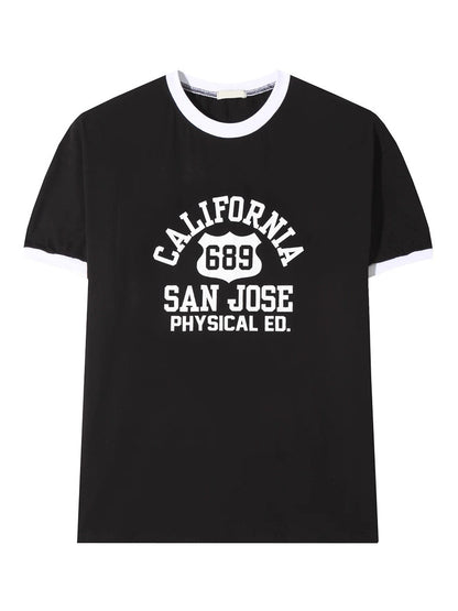 California 撞色上衣