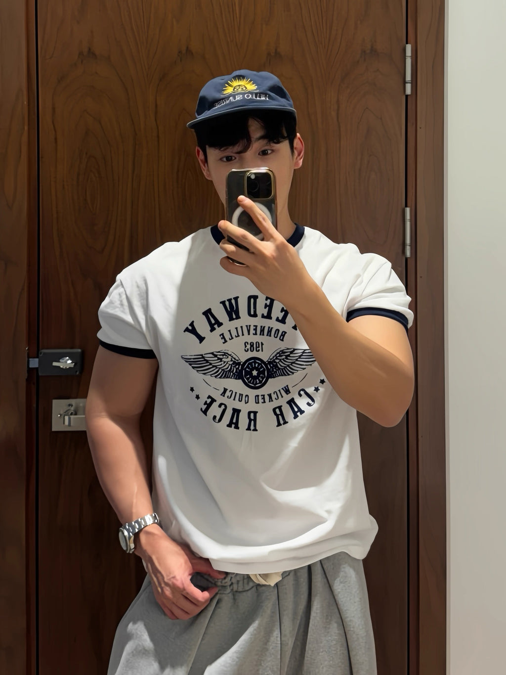 SPEEDWAY 撞色上衣