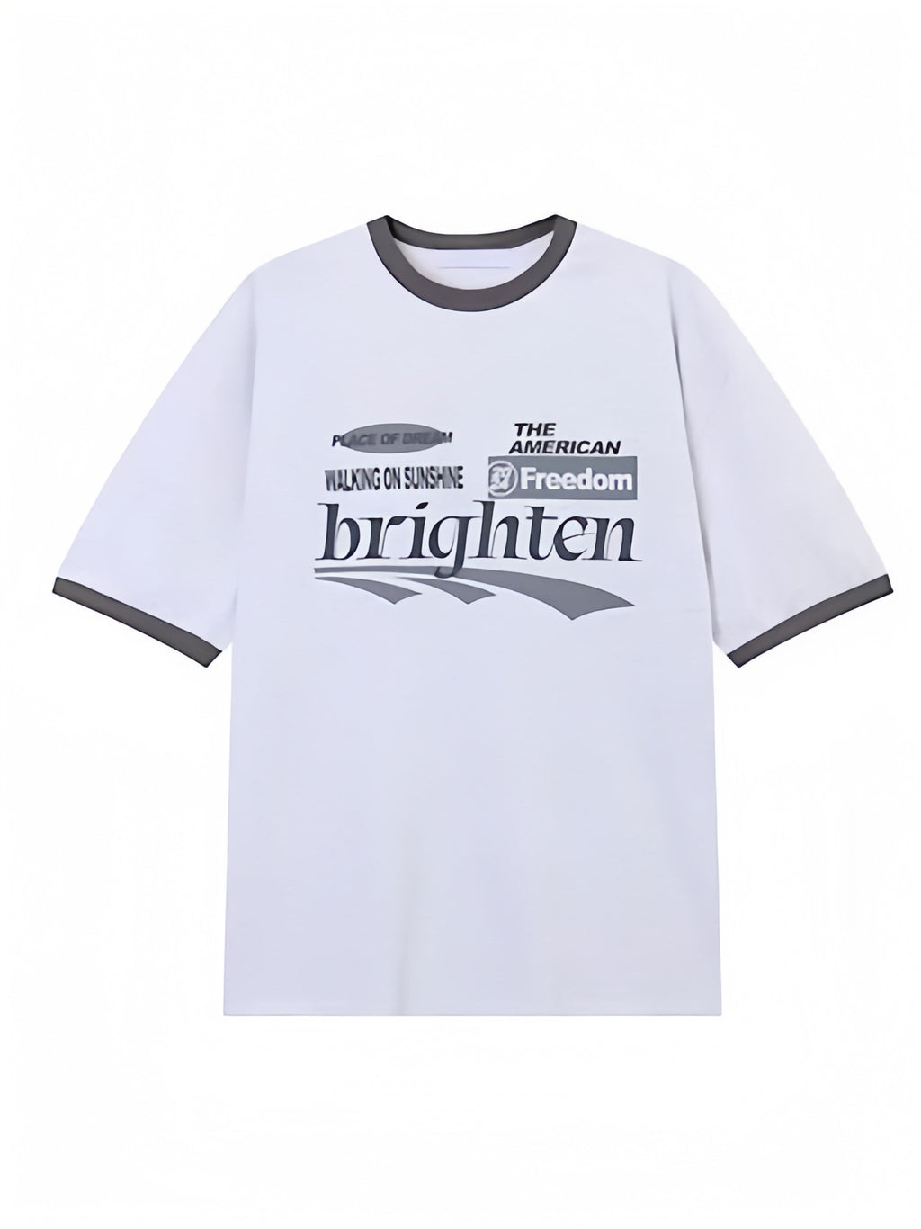 Brighten 撞色上衣