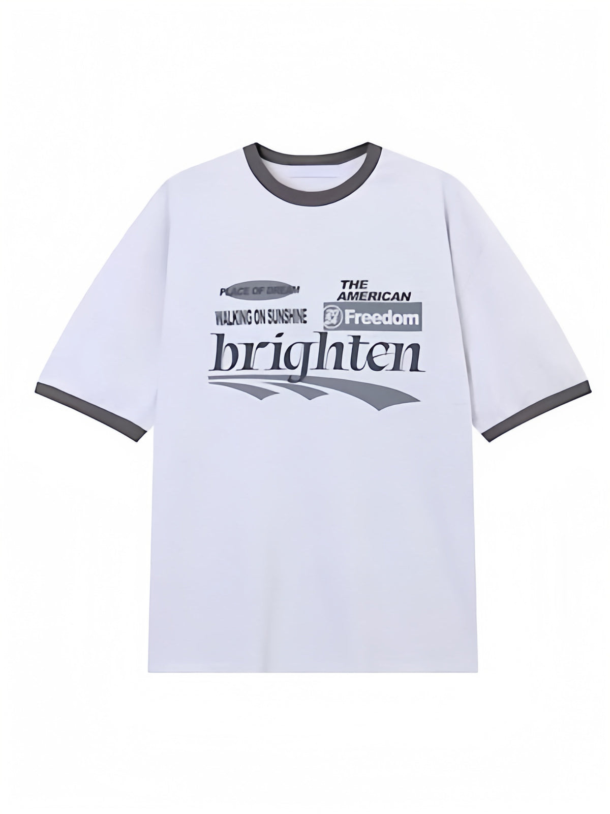 Brighten 撞色上衣