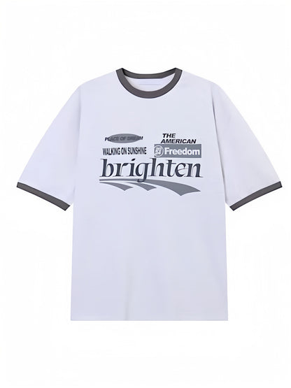 Brighten 撞色上衣