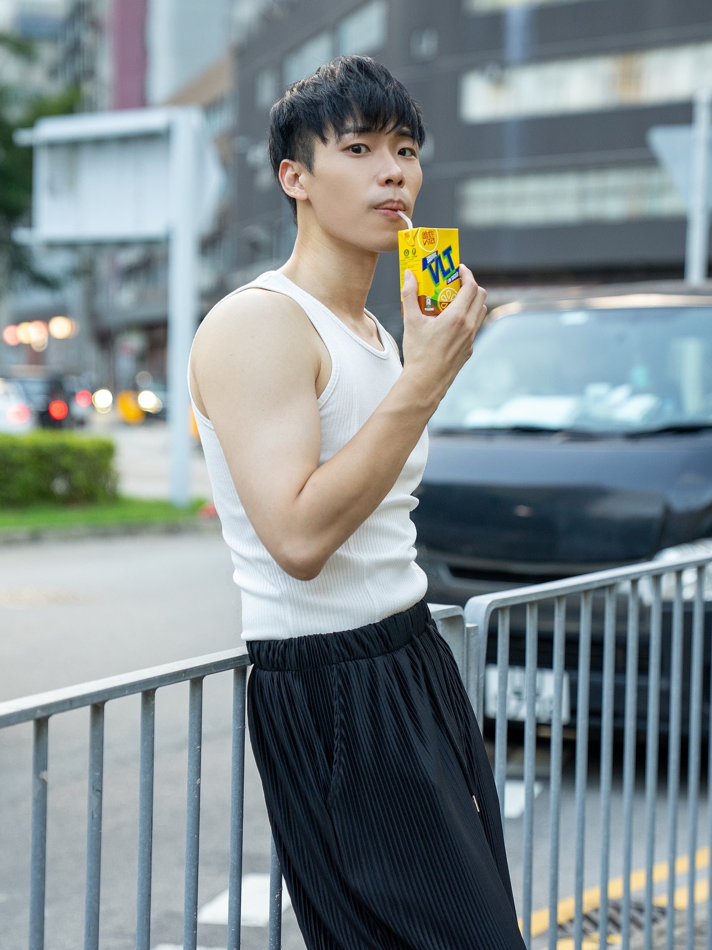 Oppa單間羅紋背心