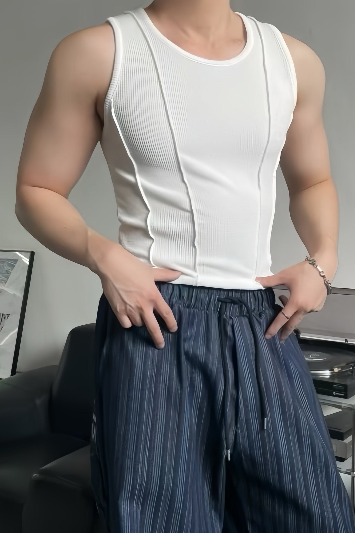 首爾雙間羅紋背心