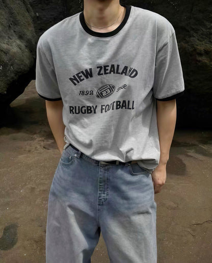 Rugby Football 撞色上衣