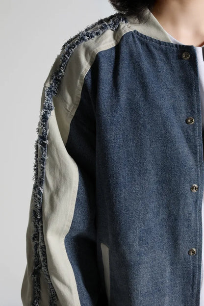 復古裝飾運動風牛仔外套