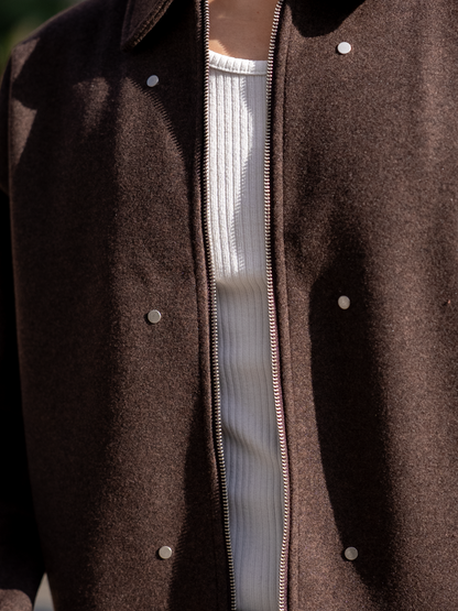 Oppa鉚釘短版外套