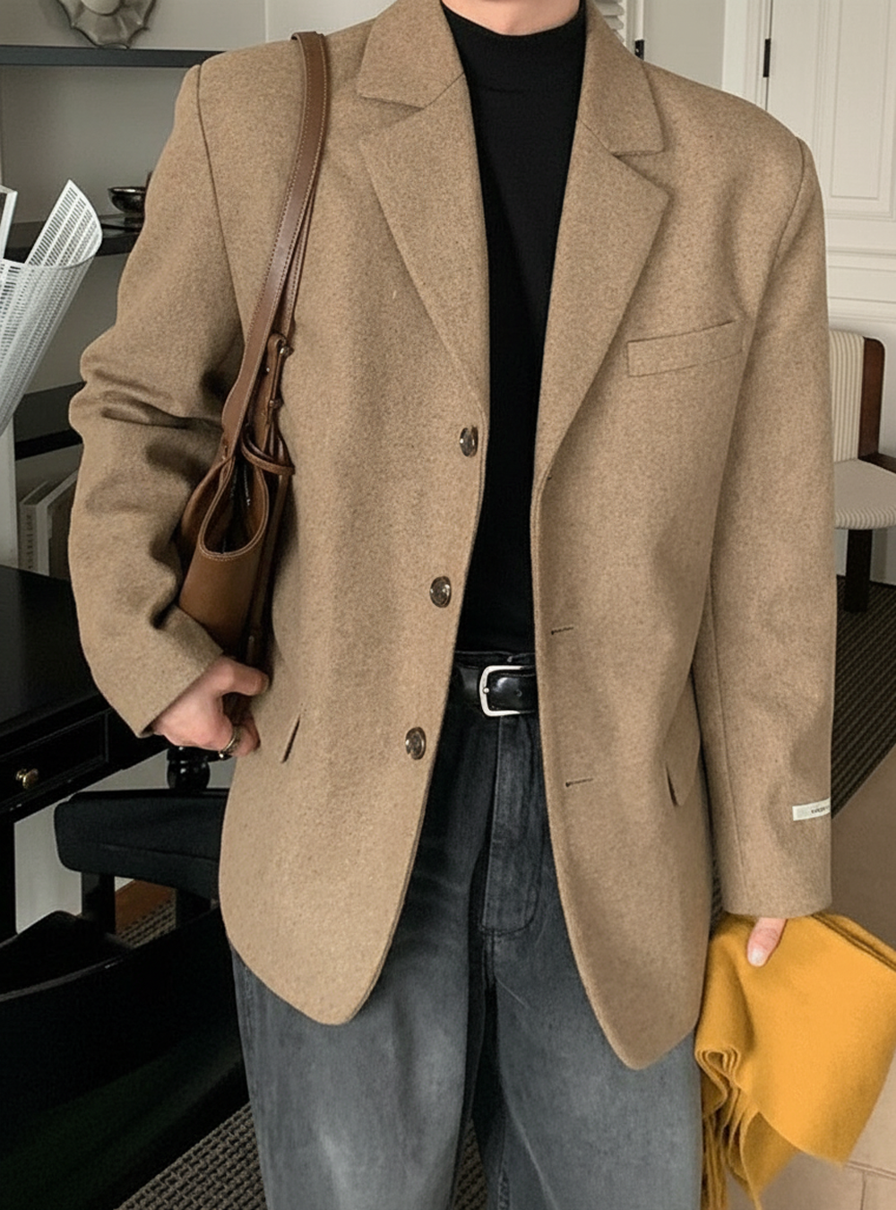 首爾羊毛西裝外套